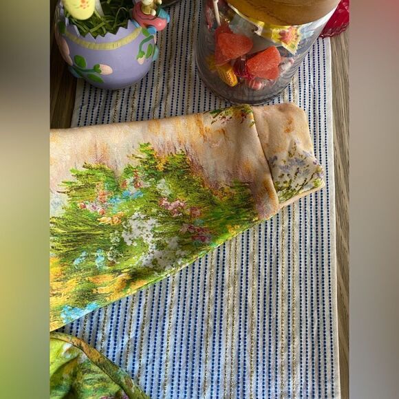 YTG Yitai Landscape Hoodie Sweatshirt Sz 2XL Floral Art Wear Nature Outdoor - Picture 10 of 13